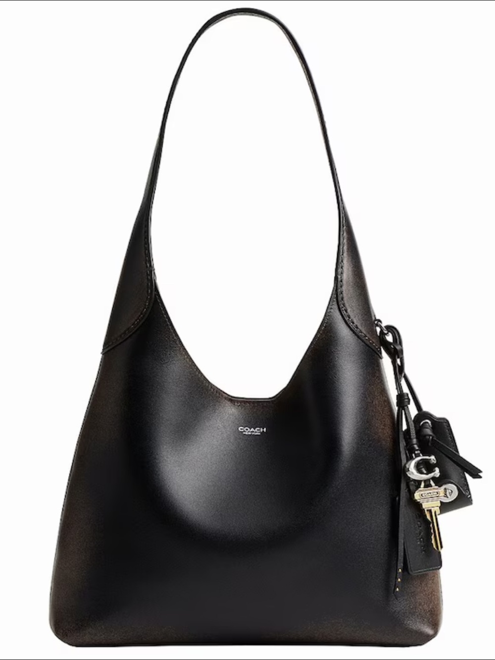 COACH Brooklyn 28  shoulder bag🖤 loved leather